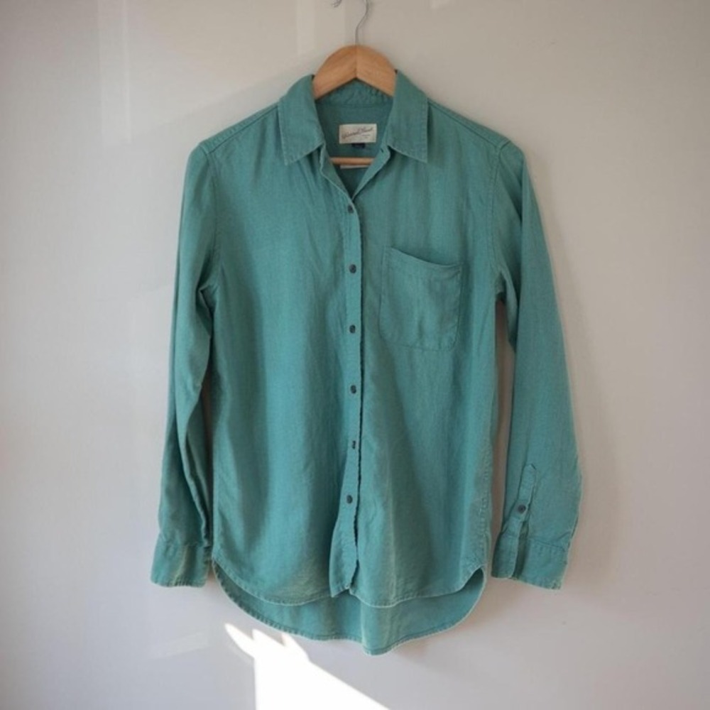 Teal Universal Thread‎ Button Down Shirt